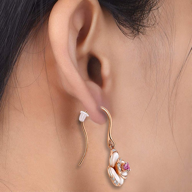 Yalis Clear Earring Back 4 mm Silicone Clear Earring Clutch Safety Backings 1200 Pieces - Image 3